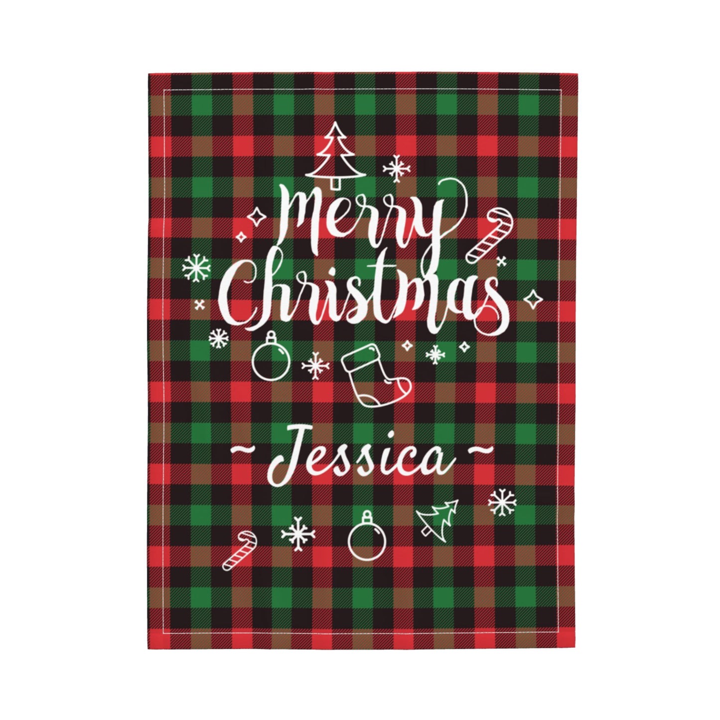 Personalized Christmas Baby Blanket