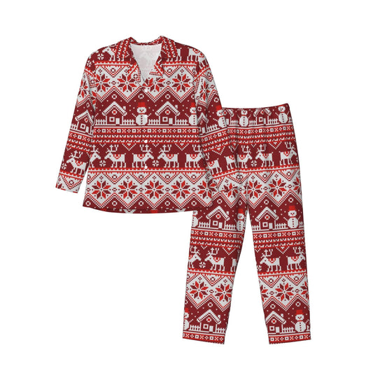Christmas Snowman Pajamas Sets for Men