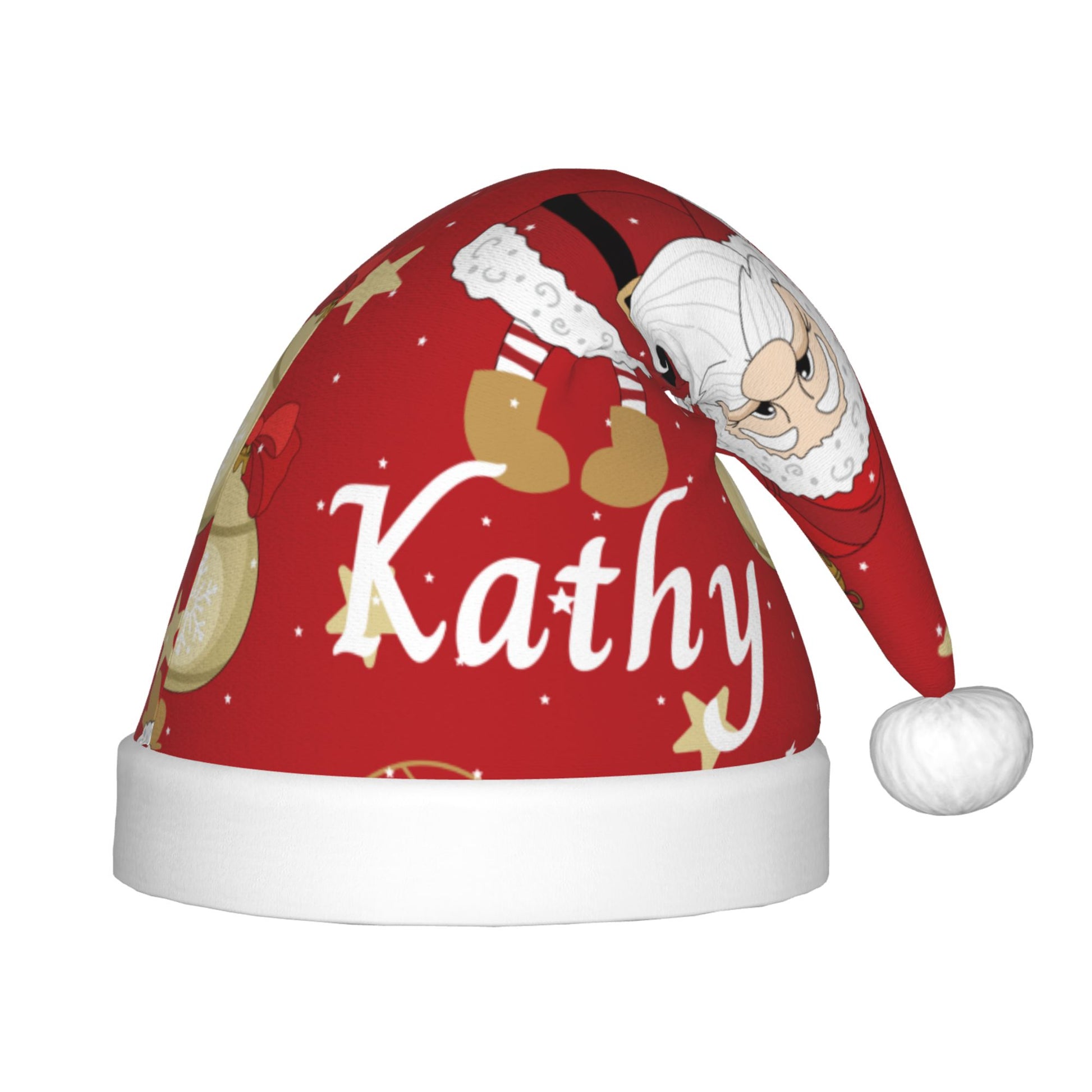 Custom Christmas Hat For Kids Santa