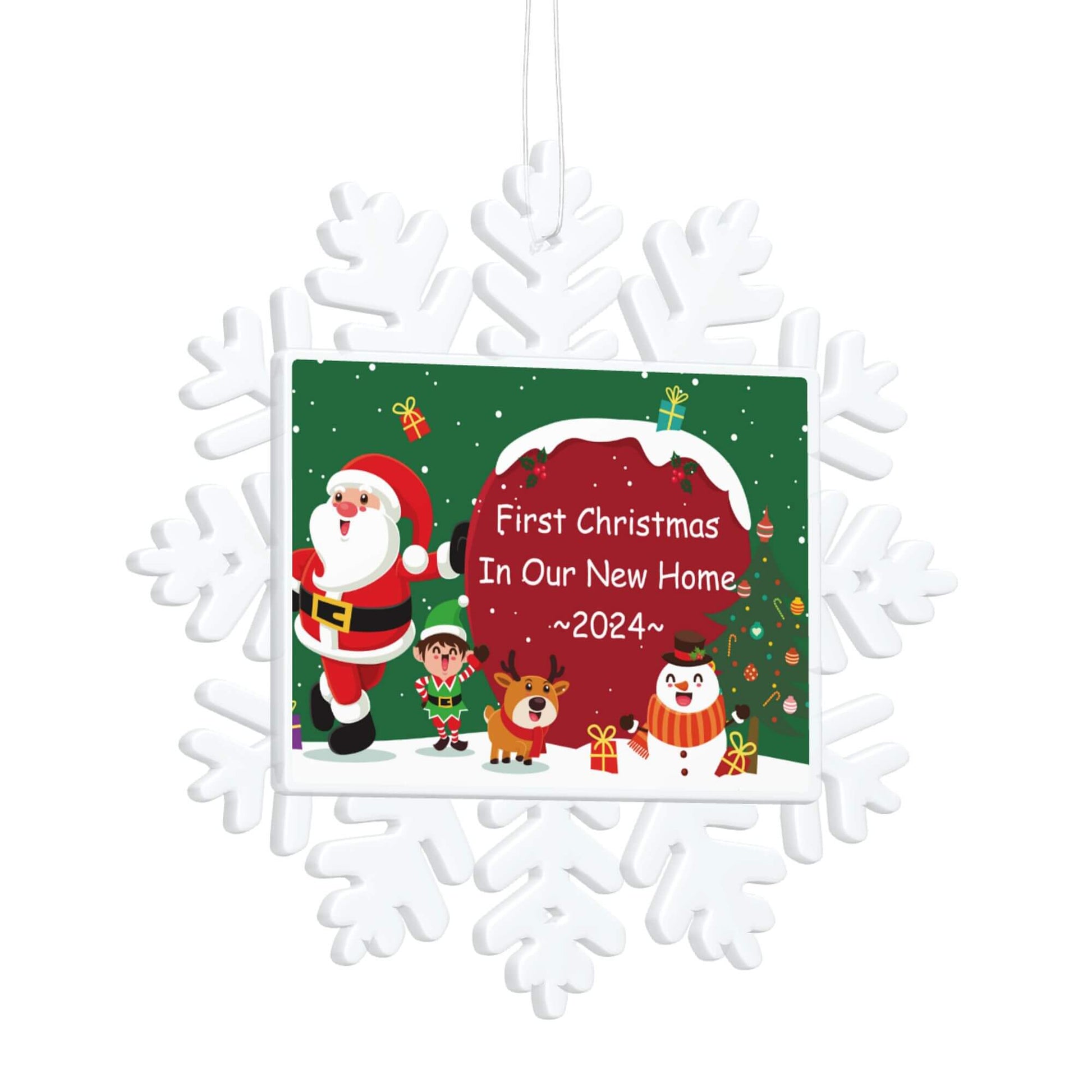 Christmas Snowflake Ornament for New Home