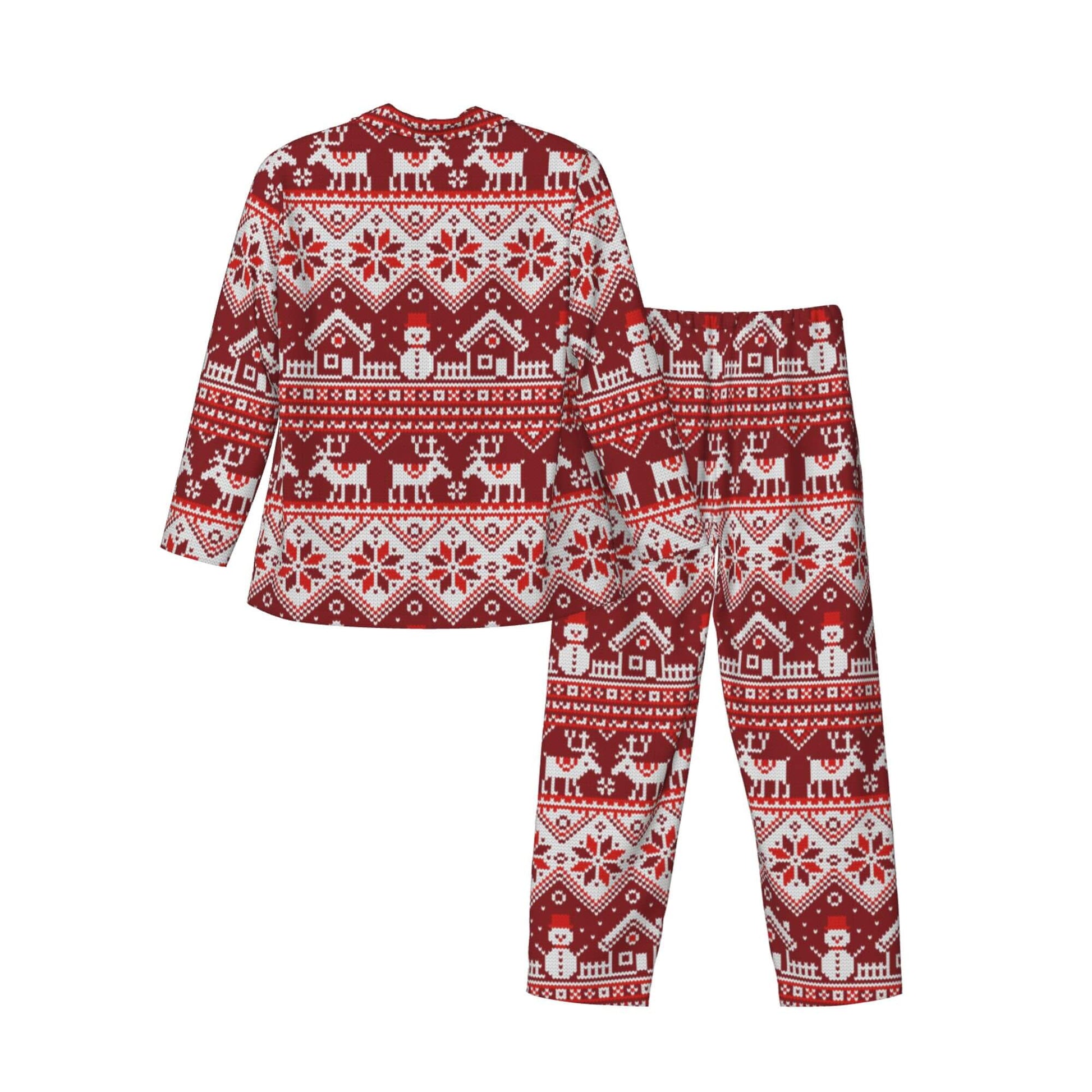 Christmas Snowman Pajamas Sets for Men