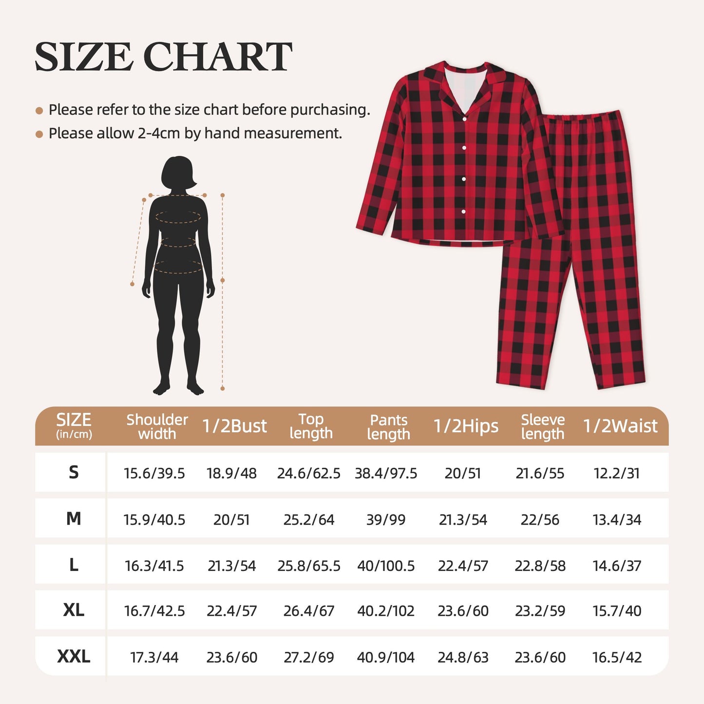 Personalized Christmas Pajamas Set for Her