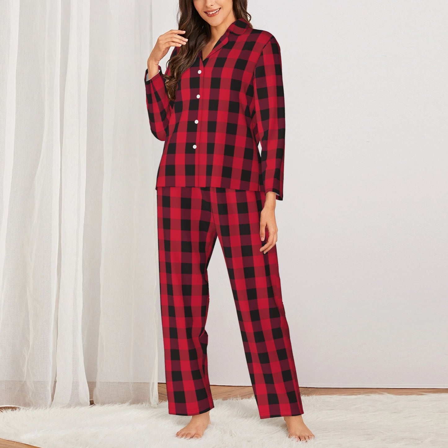 Personalized Christmas Pajamas Set for Her