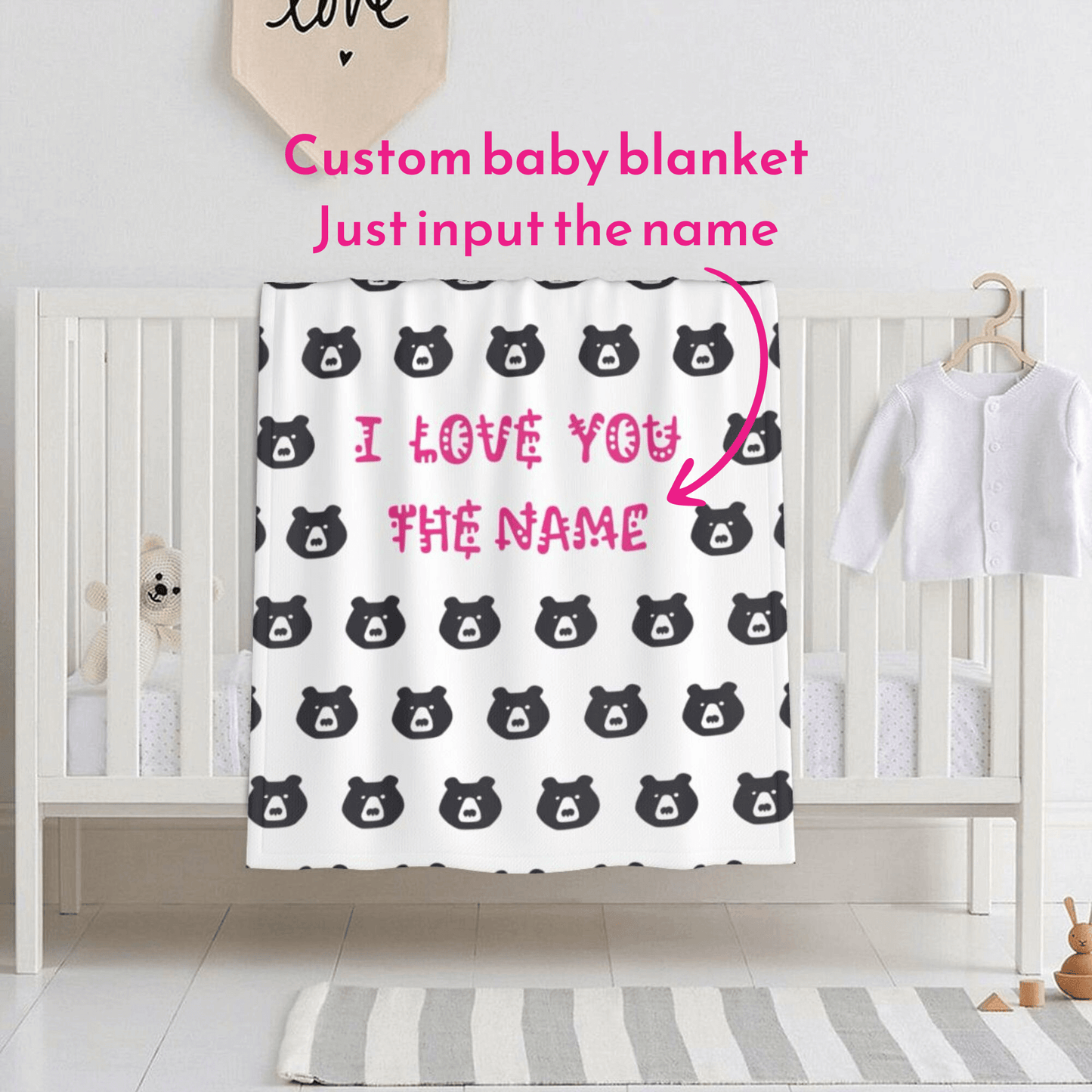 Personalized baby blanket
