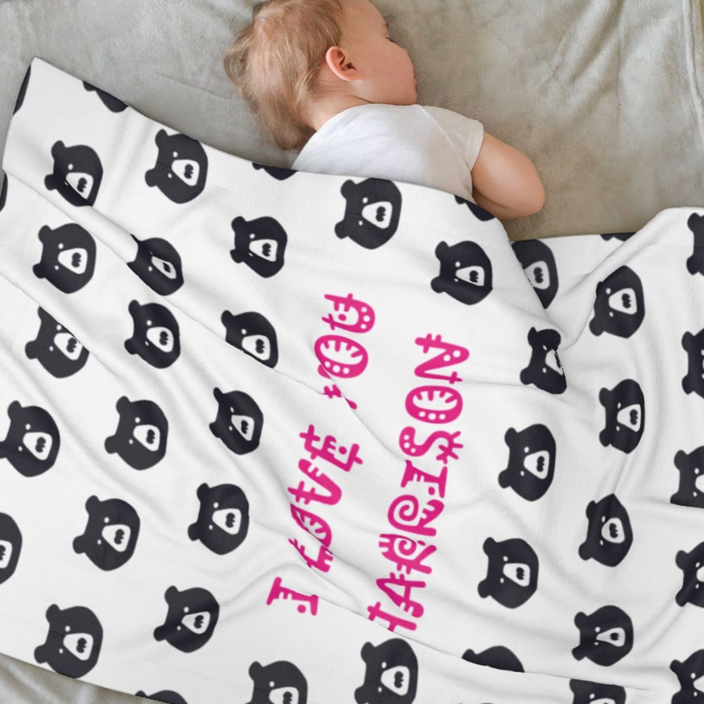Personalized baby blanket