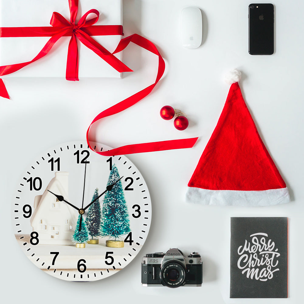 Personalized wall clock gift with image / text, Custom memorable clocks for him her kids family on special days