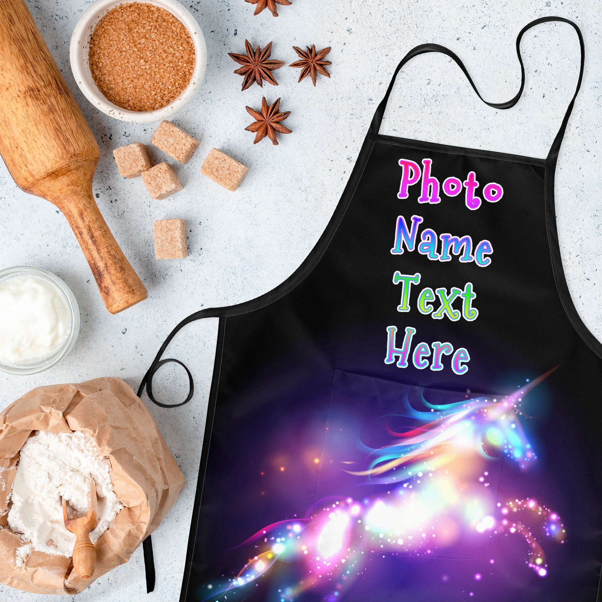 kids apron unicorn