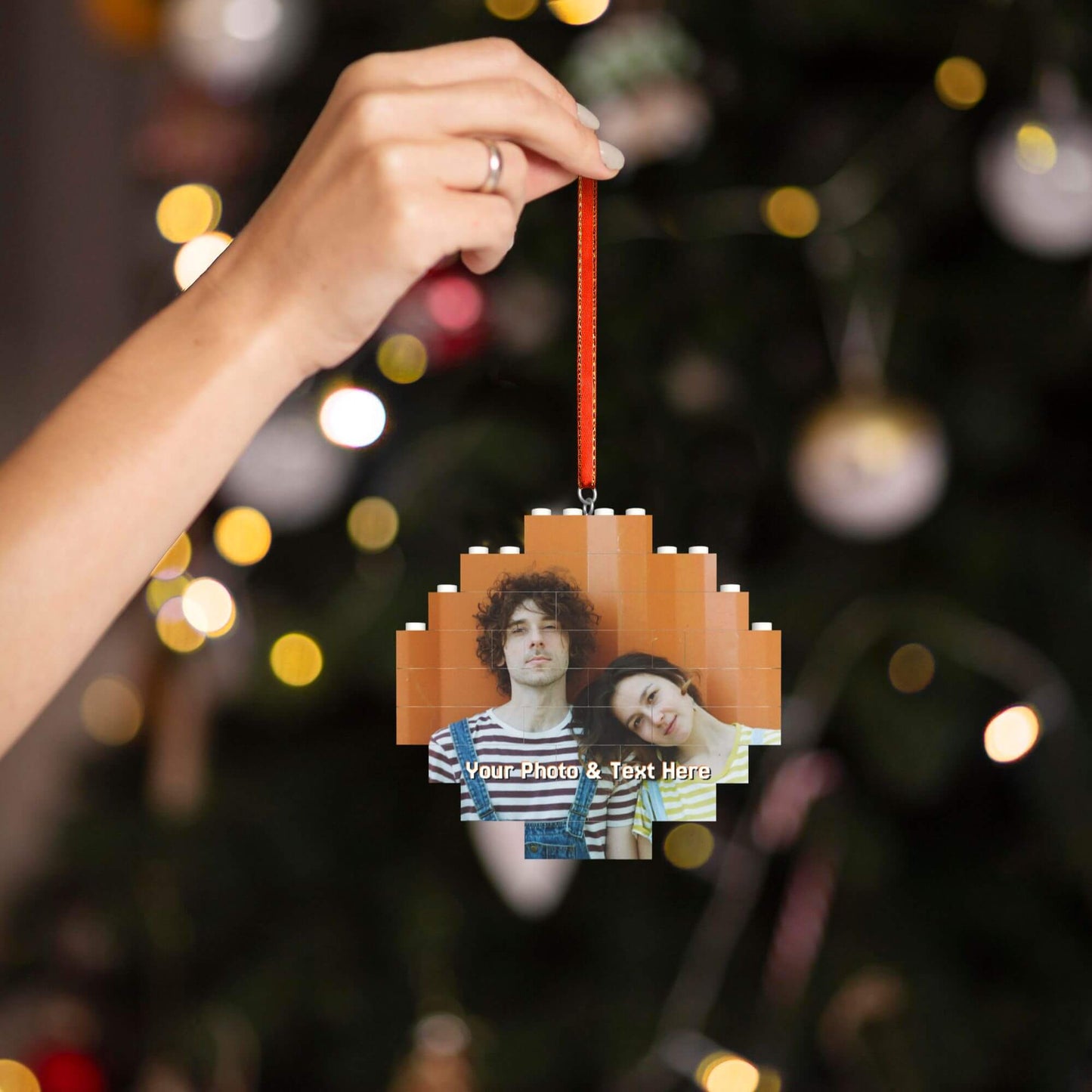 Christmas Building Bricks Ornaments