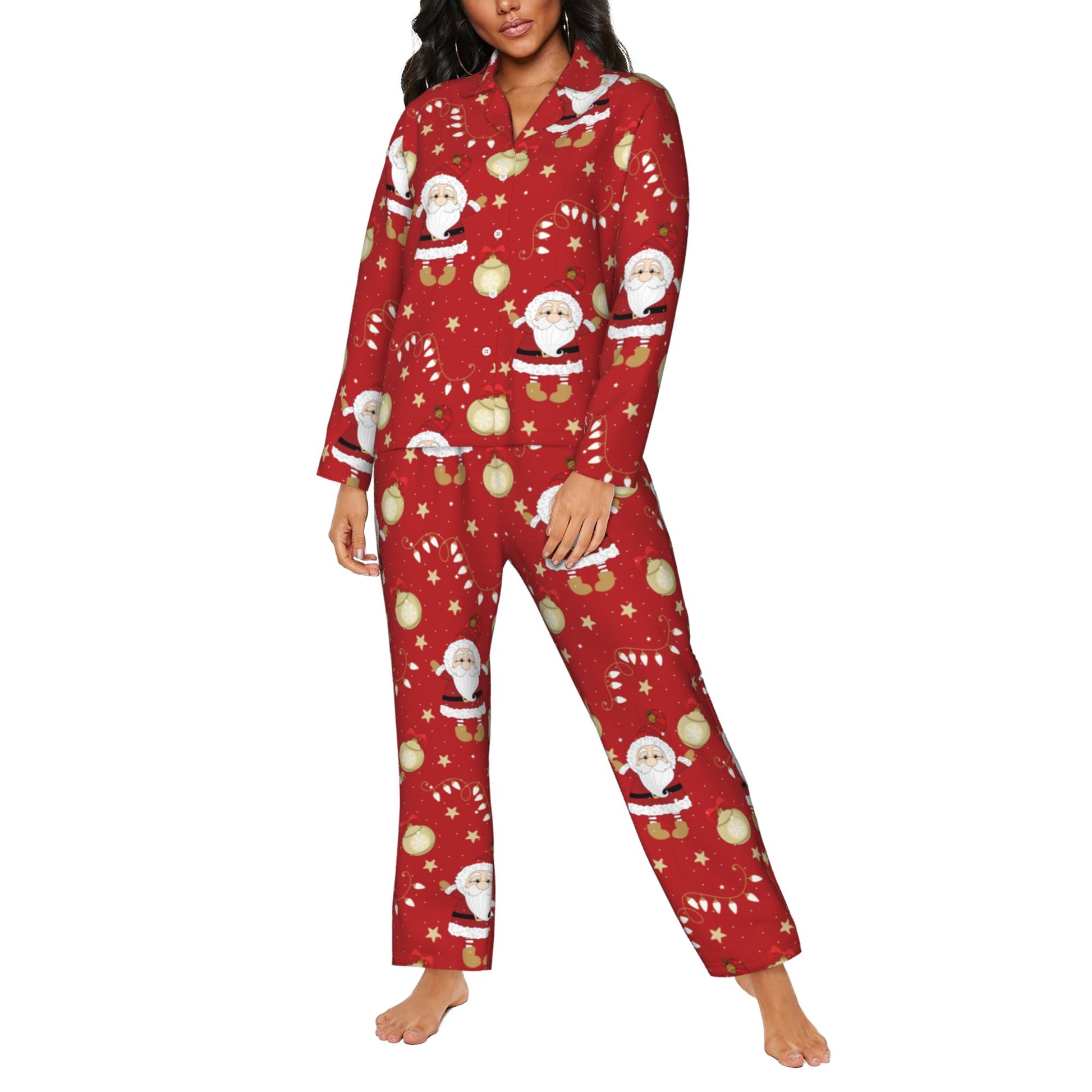 Custom Christmas Santa Pajamas for Women