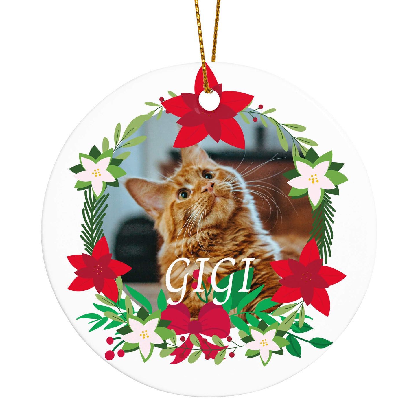 Personalized Christmas Ornaments for Cat