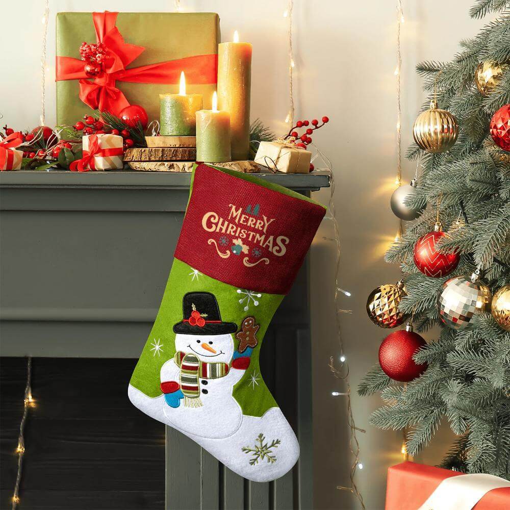 Custom Christmas stockings with Embroidered name