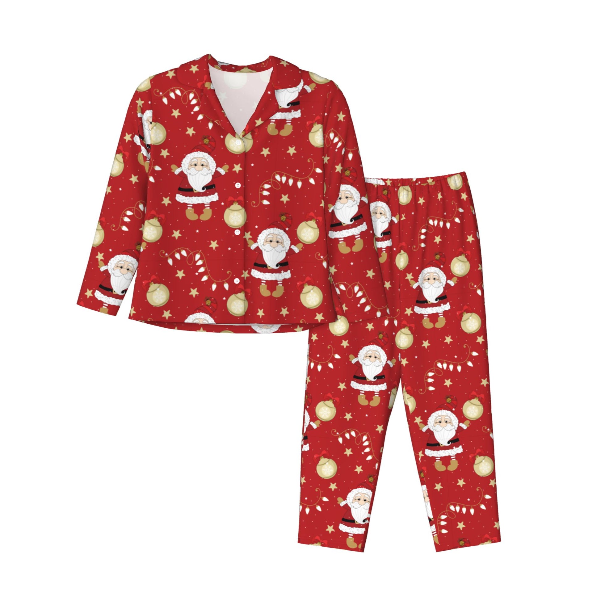 Custom Christmas Santa Pajamas for Women
