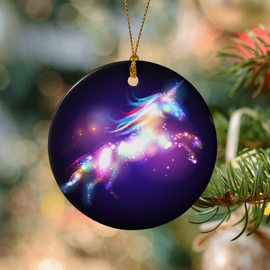Christmas Tree Unicorn Ornaments Gifts