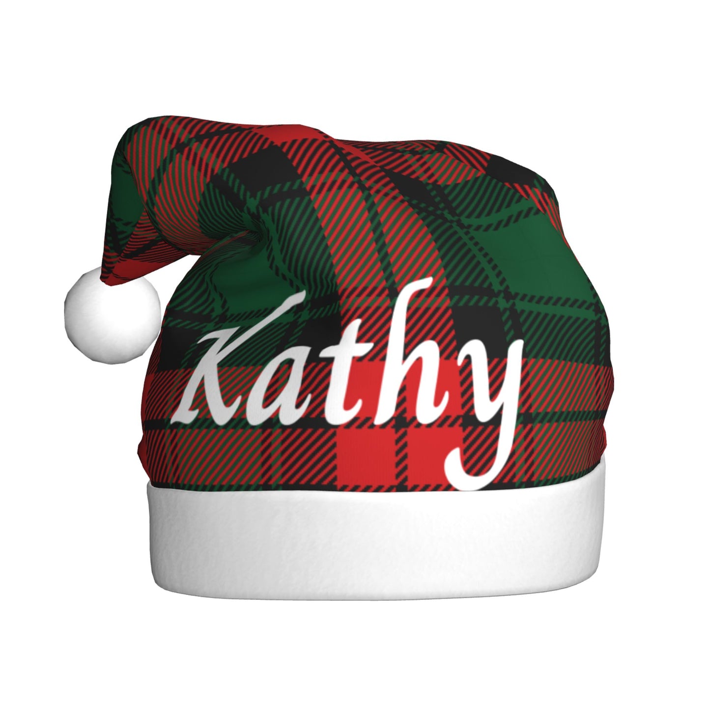 Custom Christmas Hat_ Red Green