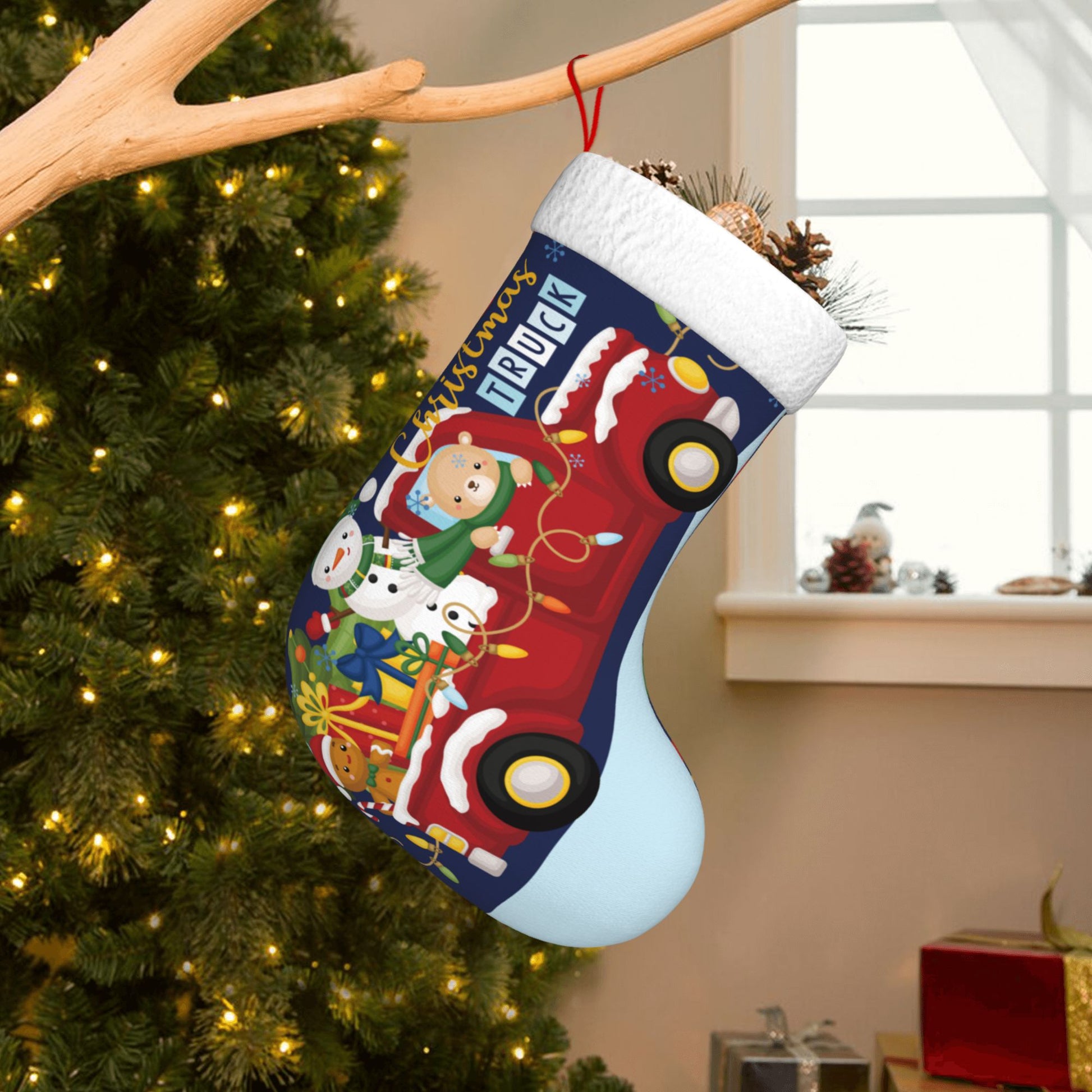 Custom Christmas Stockings Truck