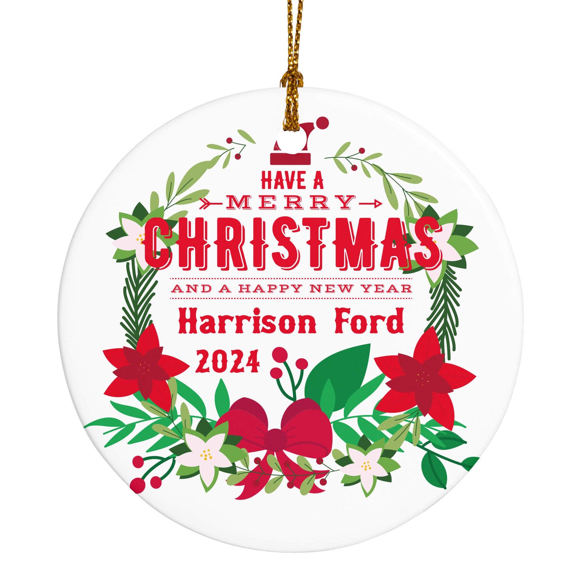 Custom First Christmas Ornament