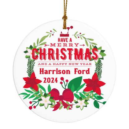 Custom First Christmas Ornament