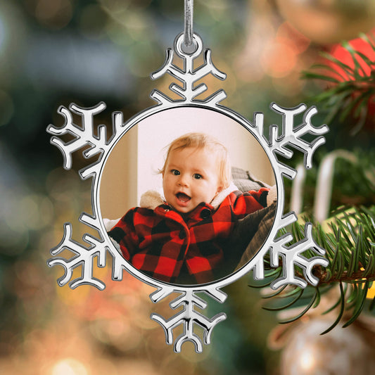 Custom Snowflake Ornaments for Kids Gifts