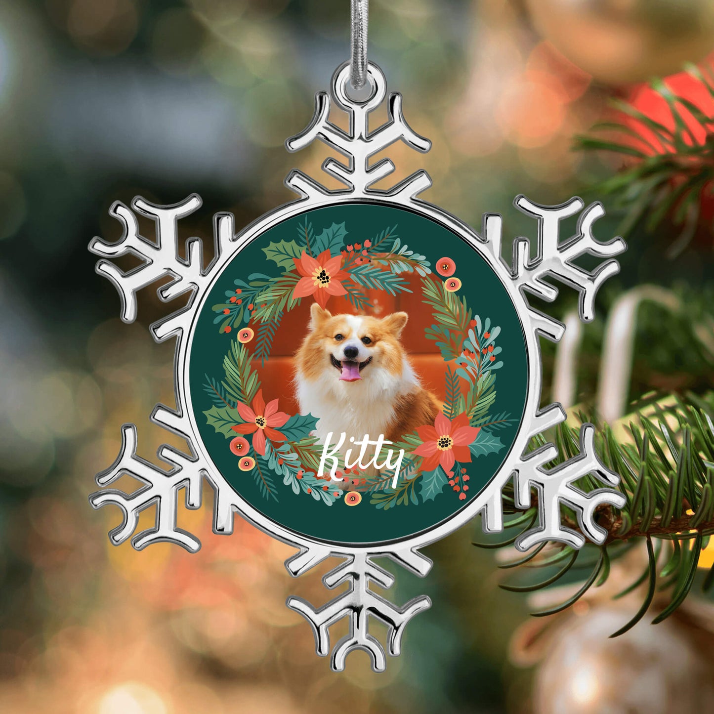 Custom Snowflake Ornaments for Pet