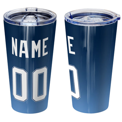 Custom tumbler personalized American football tumblers with name number for men women dad sports fans gifts