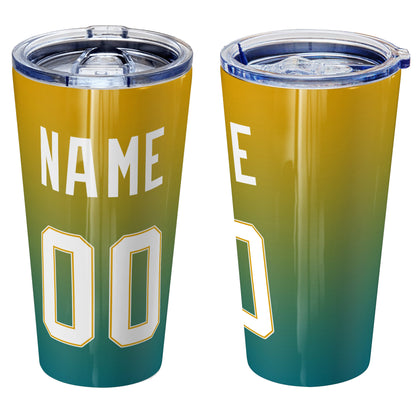 Custom tumbler personalized American football tumblers with name number for men women dad sports fans gifts