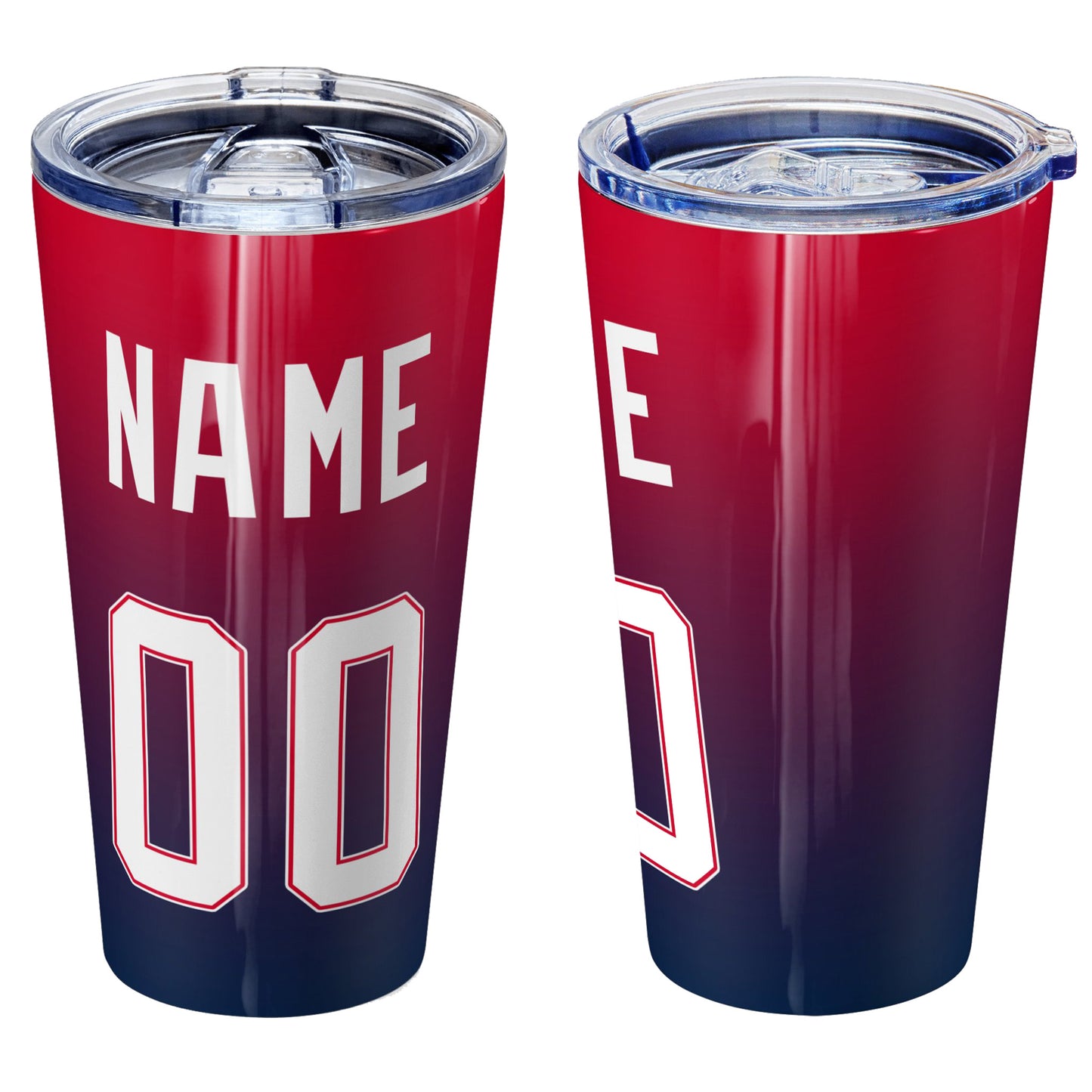 Custom tumbler personalized American football tumblers with name number for men women dad sports fans gifts