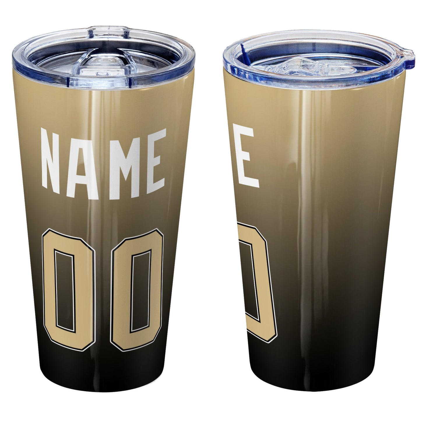 Custom tumbler personalized American football tumblers with name number for men women dad sports fans gifts