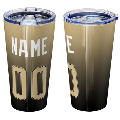 Custom tumbler personalized American football tumblers with name number for men women dad sports fans gifts