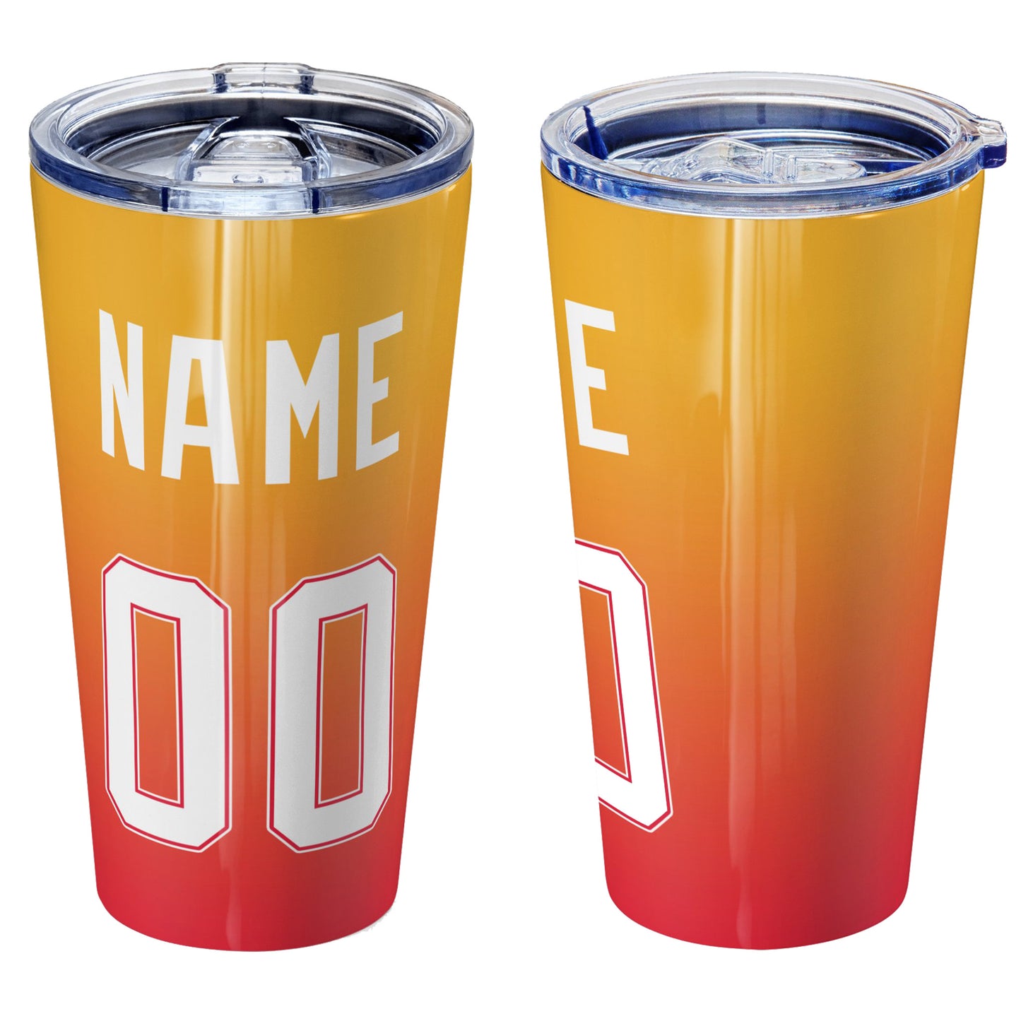 Custom tumbler personalized American football tumblers with name number for men women dad sports fans gifts