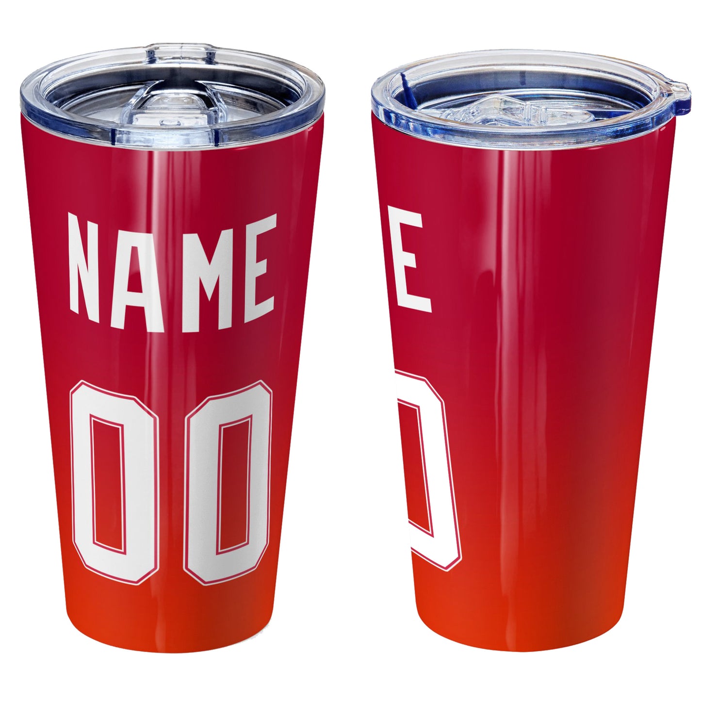 Custom tumbler personalized American football tumblers with name number for men women dad sports fans gifts