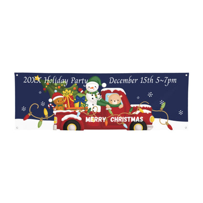 Custom Christmas Party Banners, Special design for Holidays