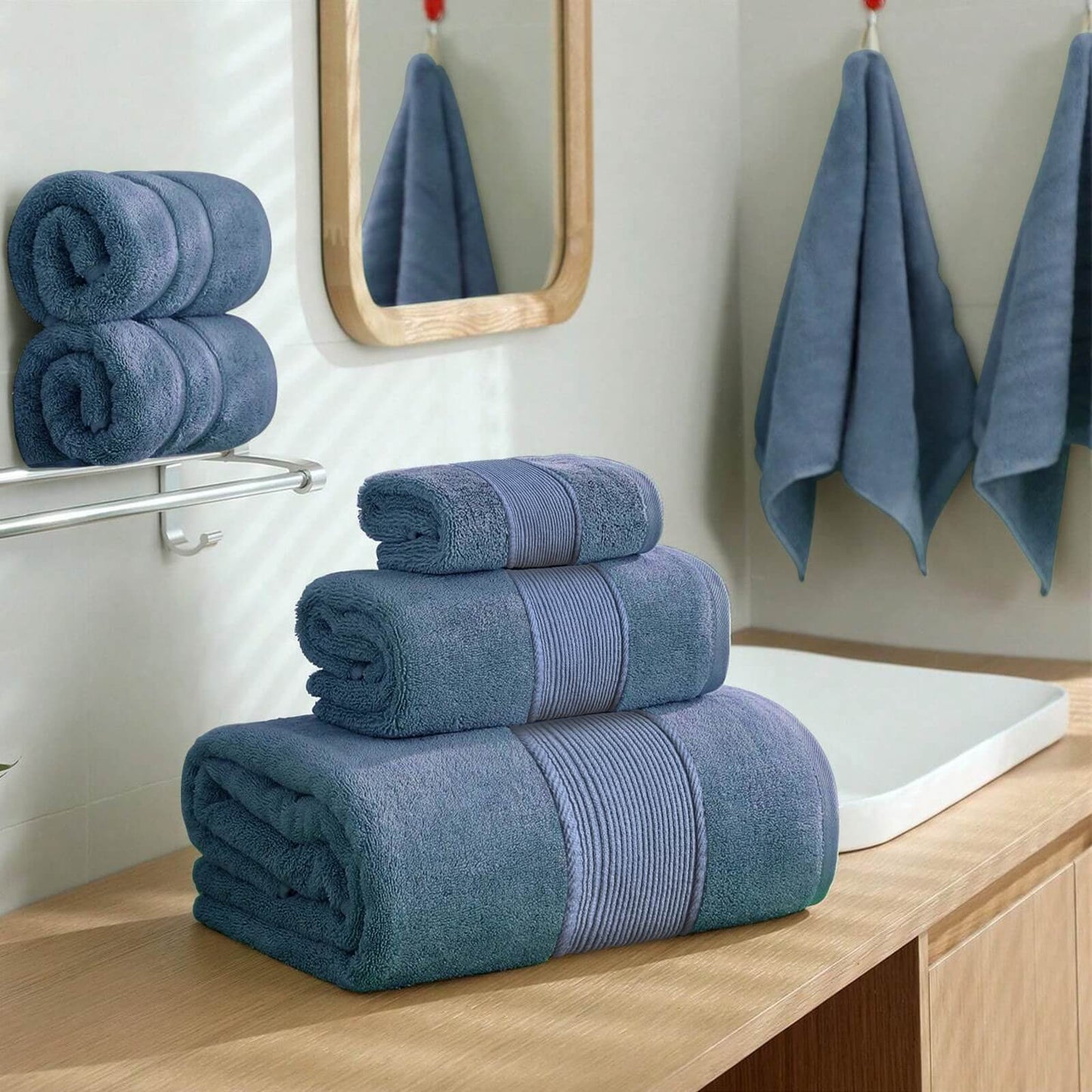 Personalized Embroidered Bath Towel Sets