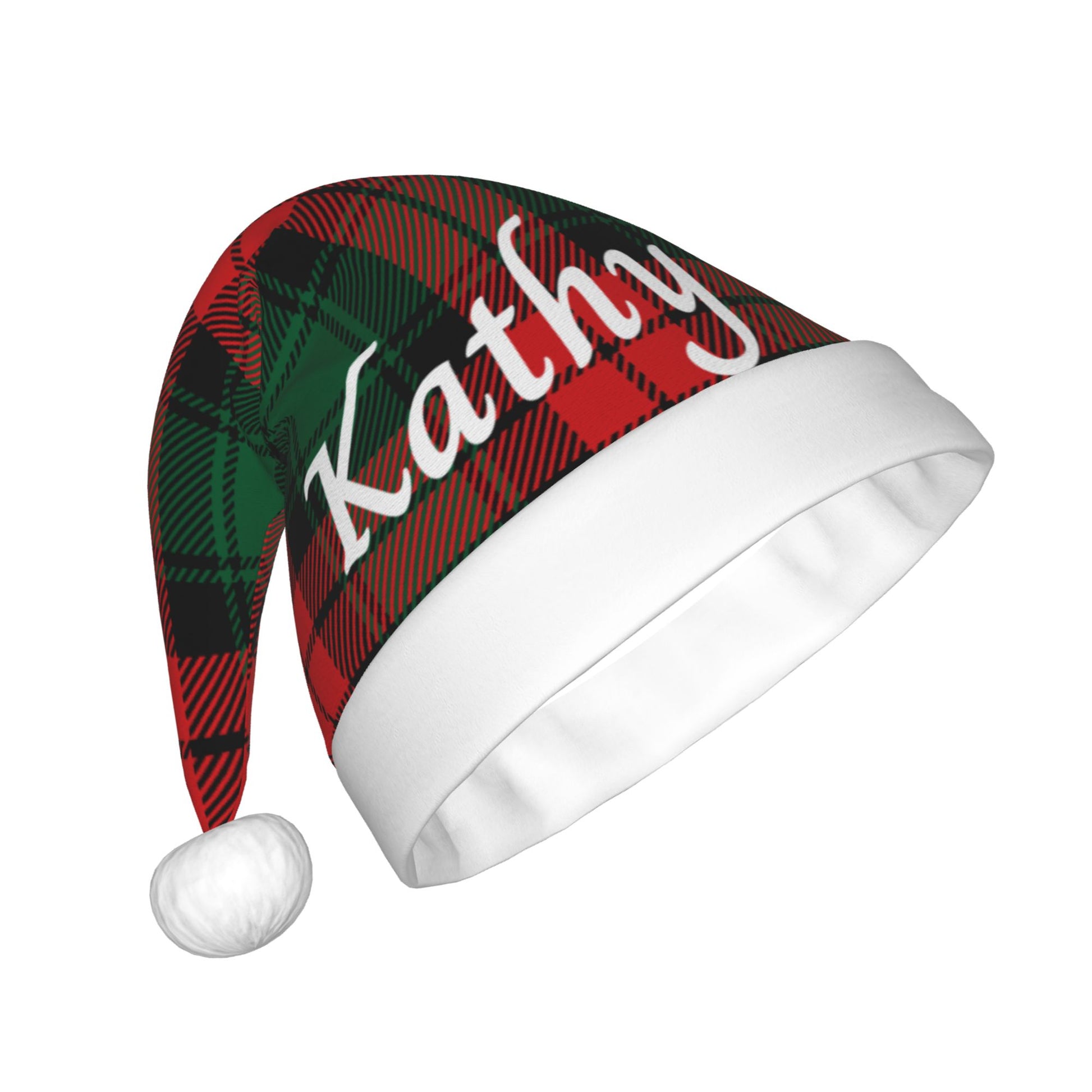 Custom Christmas Hat_ Red Green