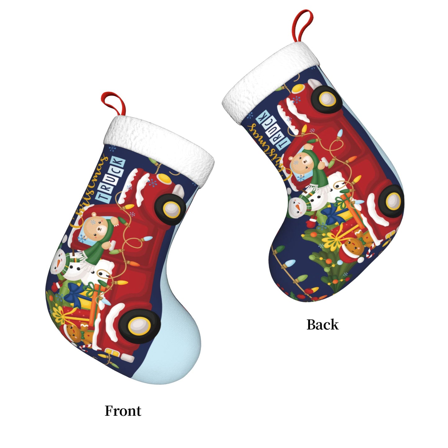 Custom Christmas Stockings Truck