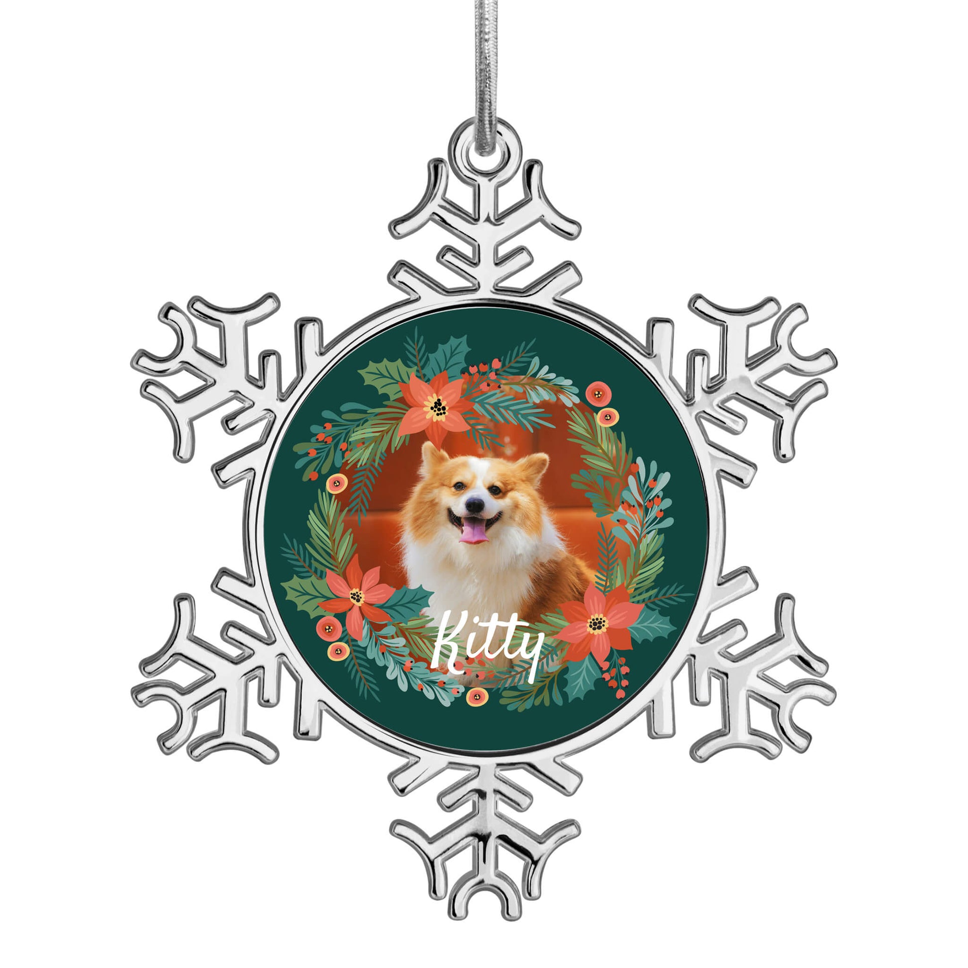 Custom Snowflake Ornaments for Pet