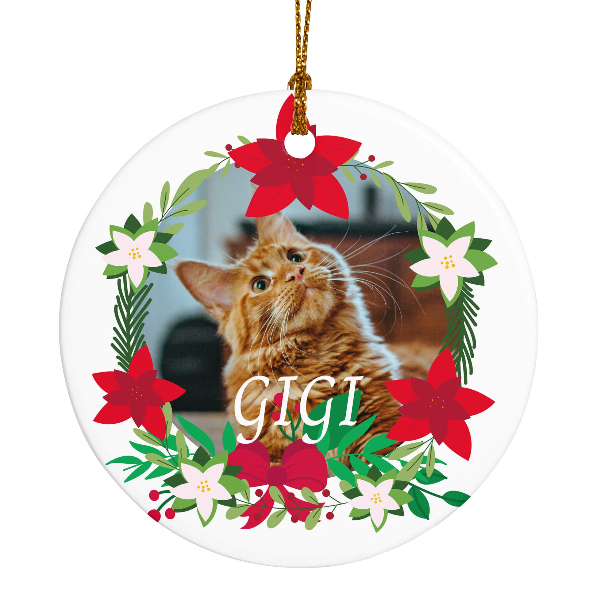 Personalized Christmas Ornaments for Cat