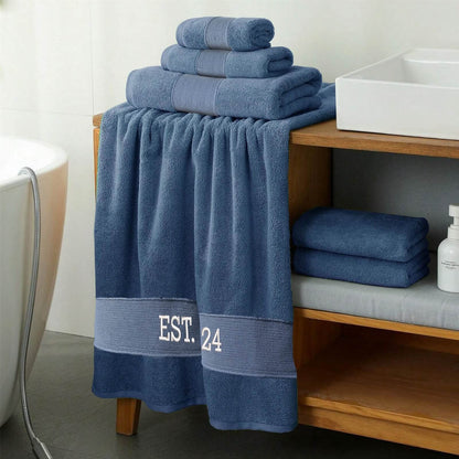 Personalized Embroidered Bath Towel Sets