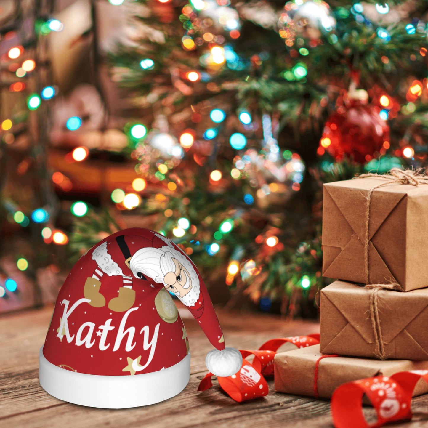 Custom Christmas Hat For Kids Santa