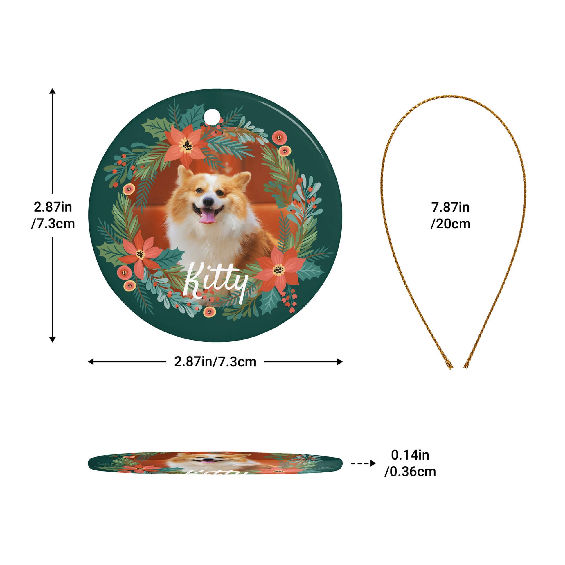 Custom Christmas Ornaments for Puppy