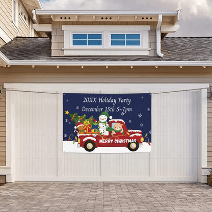 Custom Christmas Party Banners, Special design for Holidays