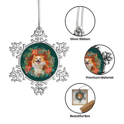 Custom Snowflake Ornaments for Pet