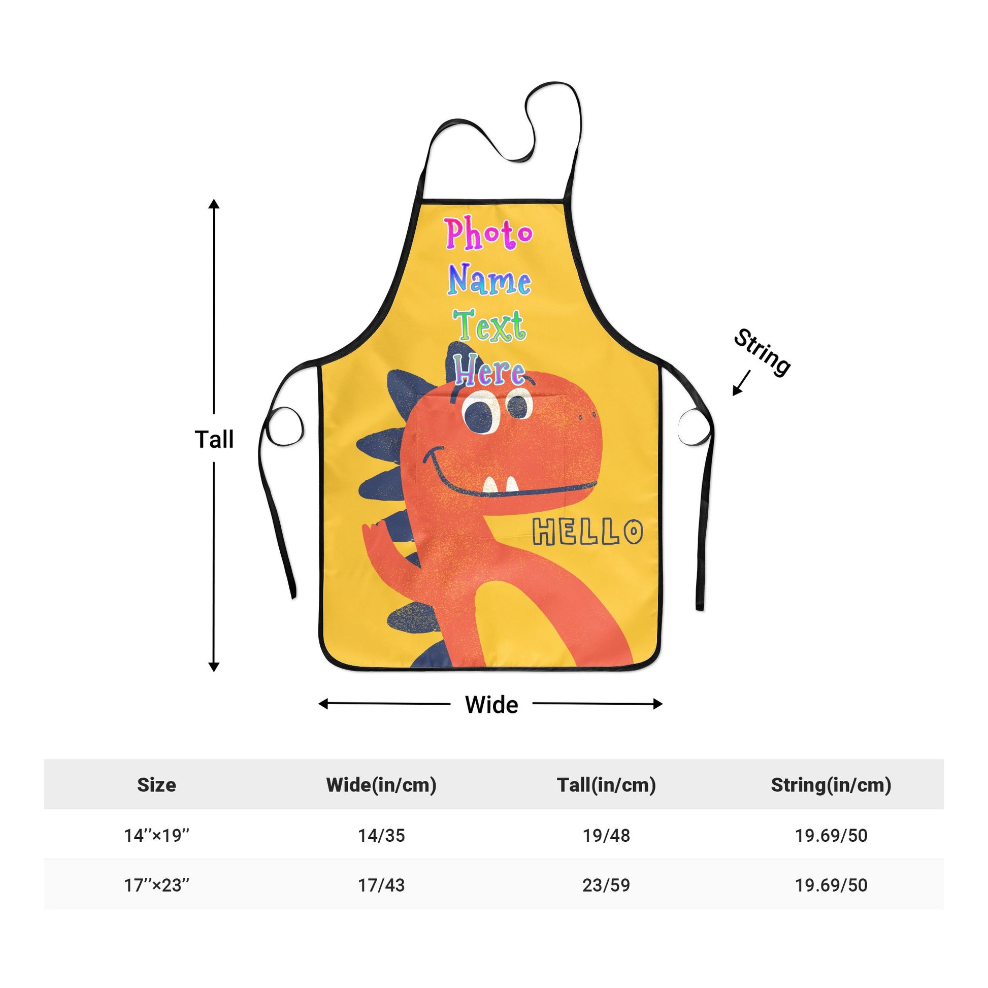 Kids Dinosaur Apron