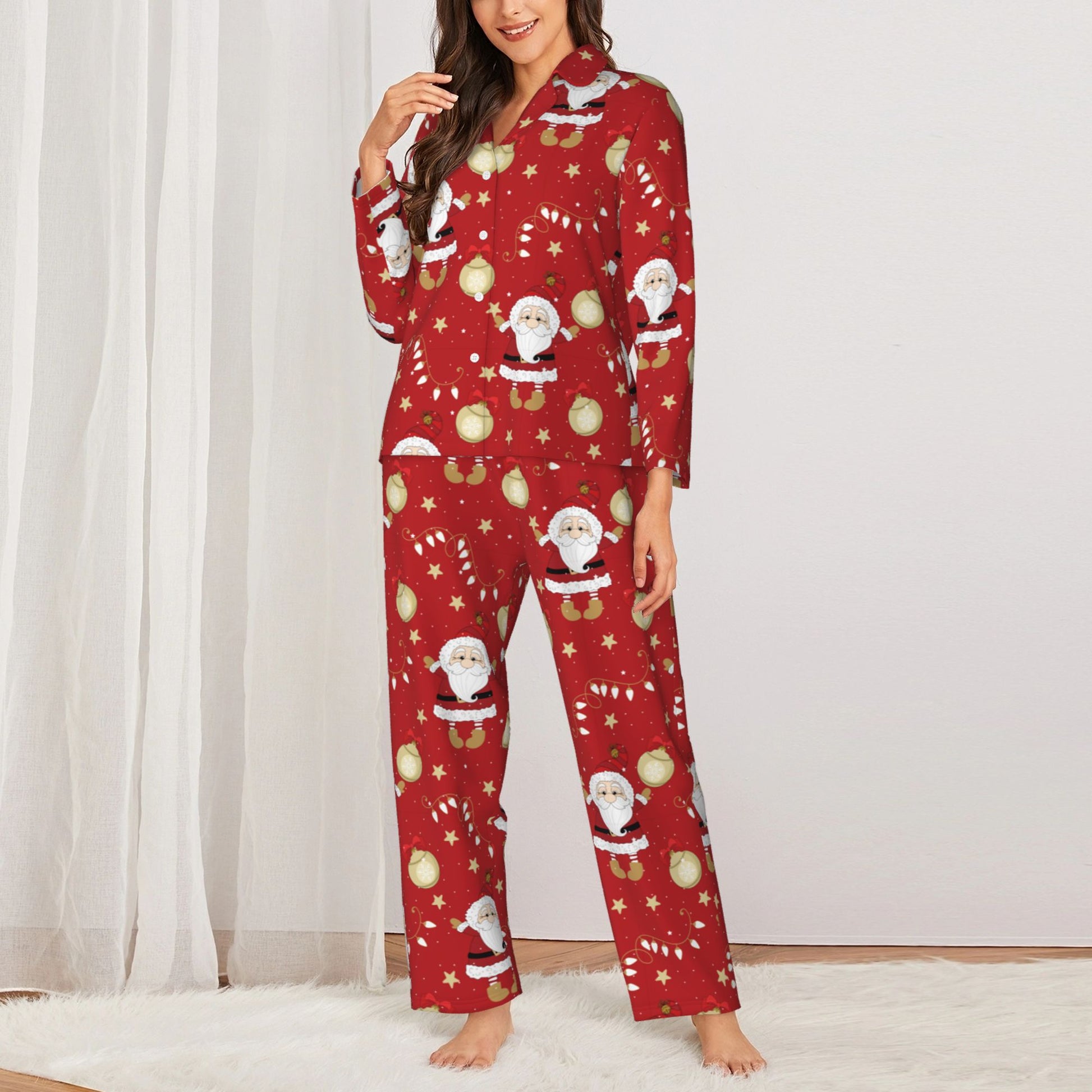 Custom Christmas Santa Pajamas for Women