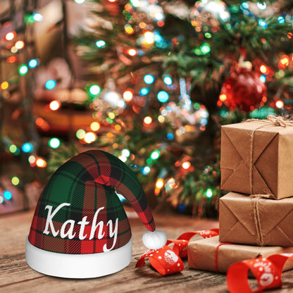 Custom Christmas Hat_ Red Green