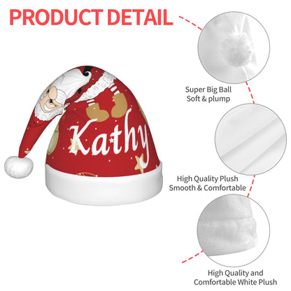 Custom Christmas Hat For Kids Santa