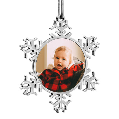 Custom Snowflake Ornaments for Kids Gifts