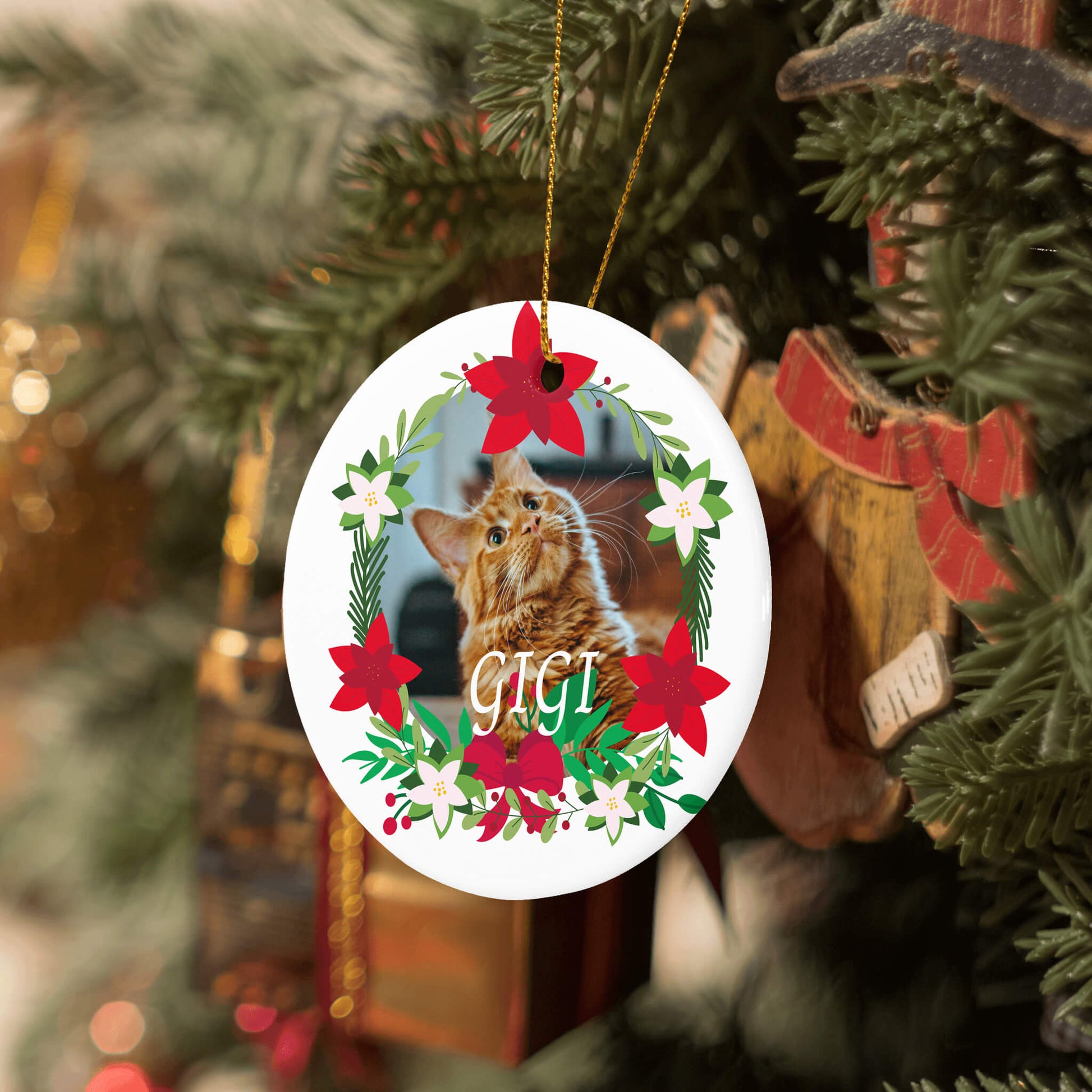 Personalized Christmas Ornaments for Cat