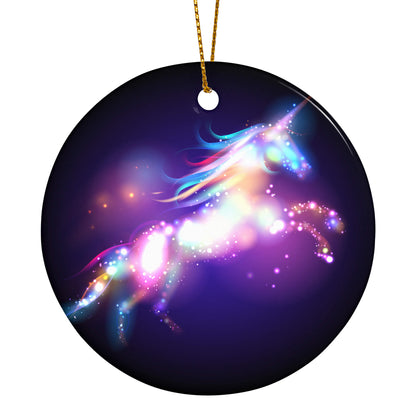 Christmas Tree Unicorn Ornaments Gifts