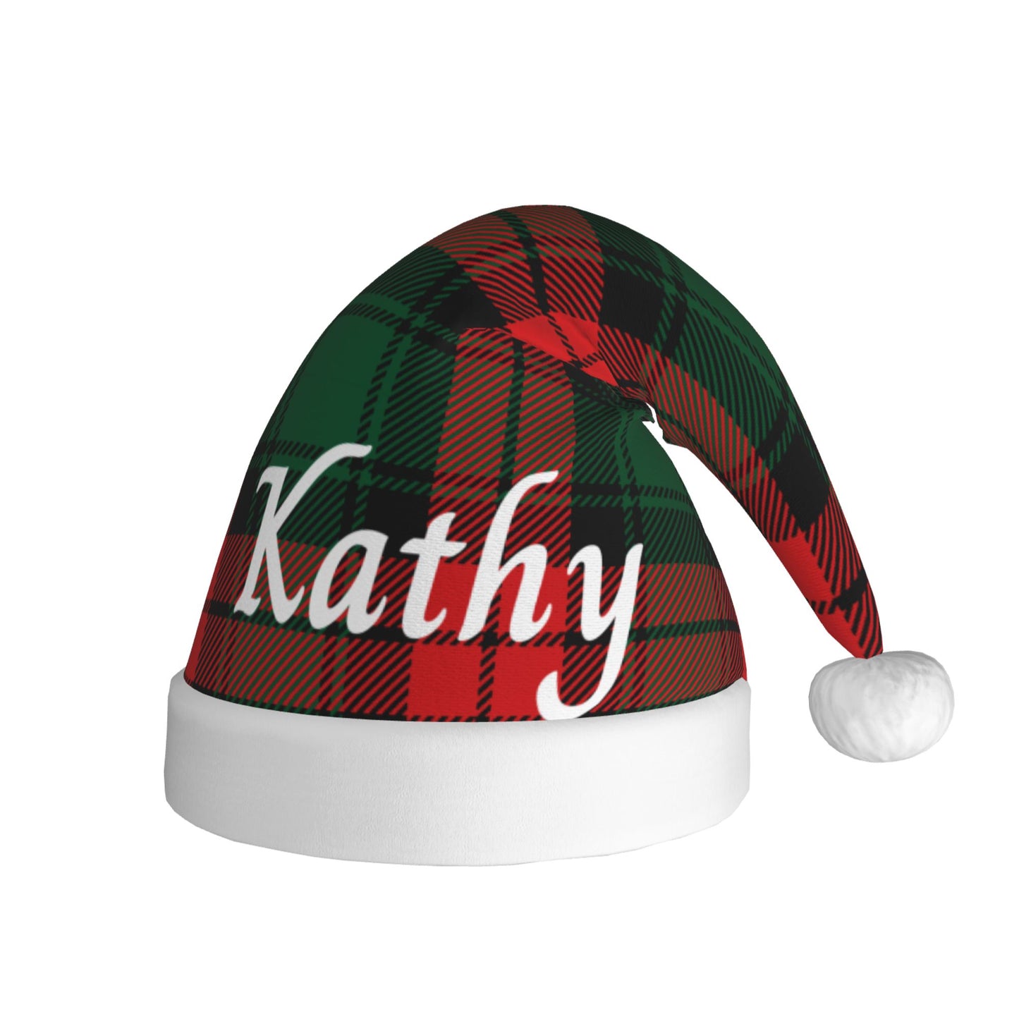 Custom Christmas Hat_ Red Green