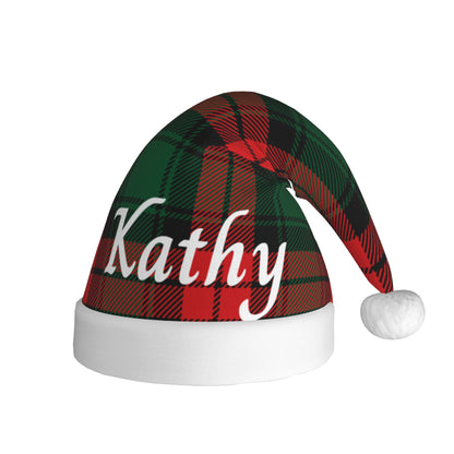 Custom Christmas Hat_ Red Green